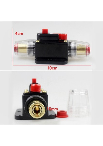 60A Devre Kesici Sigortaları 12-24V Sistem Koruması Araba Deniz Tekne Stereo Anahtarı Ses Invertörü Sistem Koruması (Yurt Dışından) fırsatları