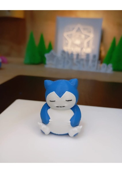 Snorlax 3 Boyutlu Figür(3 Lü Set)