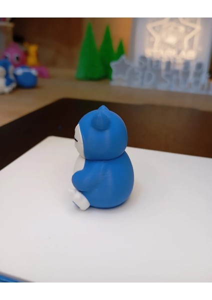 Snorlax 3 Boyutlu Figür(3 Lü Set)
