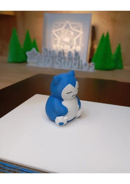 Snorlax 3 Boyutlu Figür(3 Lü Set)