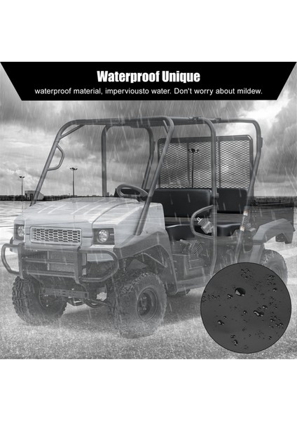 Kawasaki Mule 2500 2510 3000 3010 Su Geçirmez Tam Koruma Utv Koltuk Kılıfı Için Ön Sıra Koltuk Kılıfı (Yurt Dışından)