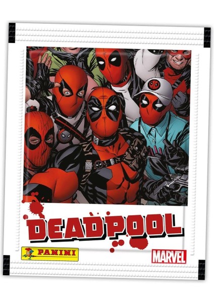 Lisanslı Deadpool Sticker And Card Collection 1 Albüm+1 Kutu (50 Paket= 200 STICKER+50KART) fırsatları