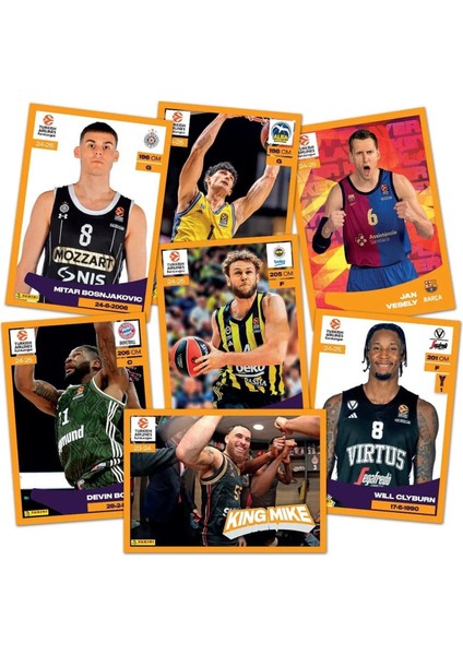 Official 2024-25 Turkish Airlines Euroleague Sticker Albümü Başlangıç Paketi + 2 Paket Sticker fırsatları