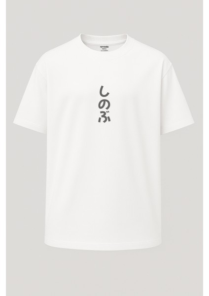 Oversize Shinobu Demon Slayer Baskılı Unisex Tişört