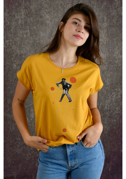 Funnyman Kadın Baskılı T-Shirt fırsatları