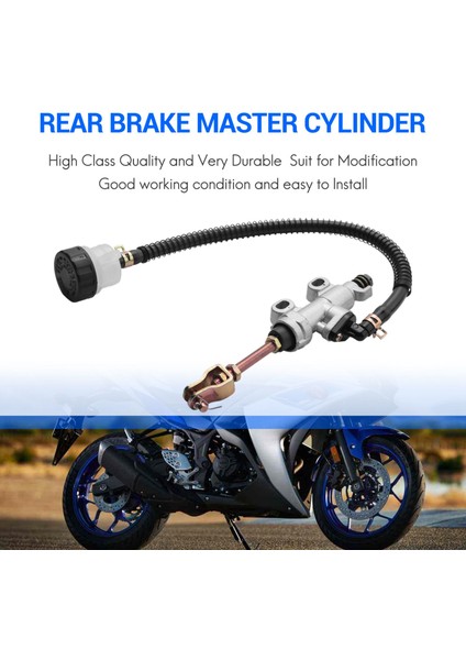 Motosiklet Evrensel Ayak Fren Hidrolik Pompa Suzuki Kawasaki Honda Yamaha Arka Fren Ana Silindir Pompası Motosiklet (Yurt Dışından)