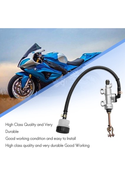 Motosiklet Evrensel Ayak Fren Hidrolik Pompa Suzuki Kawasaki Honda Yamaha Arka Fren Ana Silindir Pompası Motosiklet (Yurt Dışından)