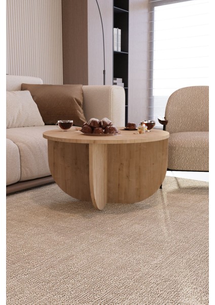 Velora Orta Sehpa Safir Meşe Desenli