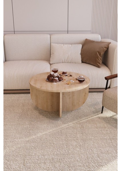 Velora Orta Sehpa Safir Meşe Desenli modelleri