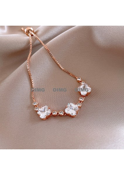 Yeni Elektroliz Zirkonya Aşk Iyi Şans Bilezik Niş Tatlı Yüz Nimet Bilezik Mizaç Bilezik Duygusu Ile (Yurt Dışından)