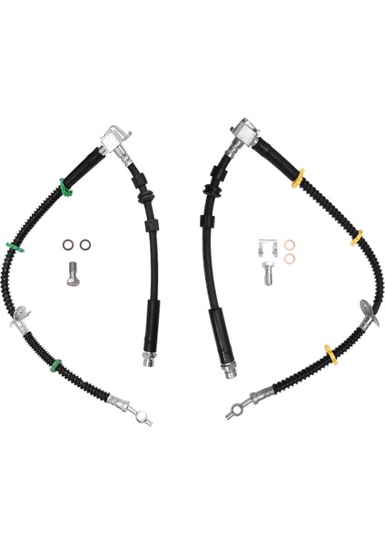 Land Rover Discovery 3/4 Lr3/4 Ön Fren Hortumu Için Araba Ön Fren Hortumu Grubu LR058049 LR058048 (Yurt Dışından)