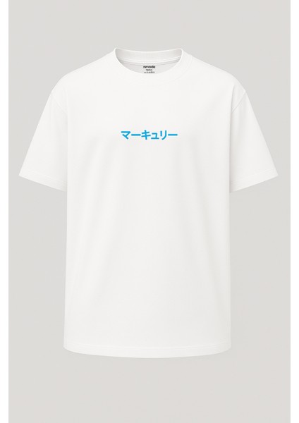 Oversize Sailor Moon Merkür Baskılı Unisex Tişört fiyatları
