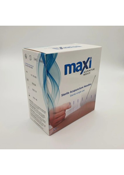 Maxi Akupunktur Iğnesi Tek Tüplü 200 Adet 0.25-30 mm
