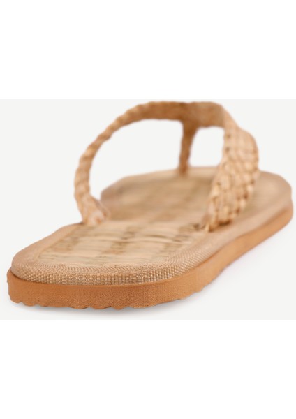 Su Sümbülü Yaprağından Örülmüş Hasır Terlik modelleri