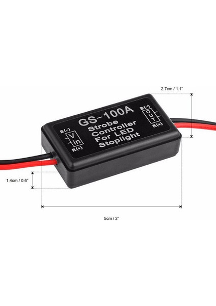 Araba GS-100A LED Fren Lambası Flaş Kontrol Cihazı (Yurt Dışından)