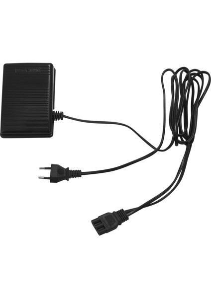 Ev Dikiş Makinesi Ayak Kontrol Pedalı Güç Kablosu Pedal Kontrolü Ab Tak 200-240V Siyah (Yurt Dışından)