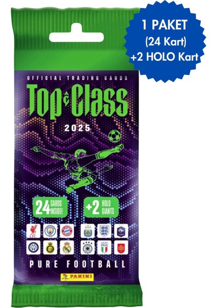 Panini Top Class Fat Pack 2025 24 Kart + 2 Holo Kart