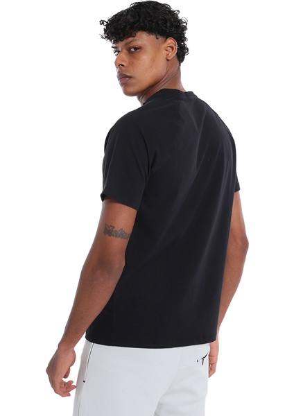 Kofu Erkek Siyah Günlük Stil T-Shirt 25YE020-SYH fiyatları