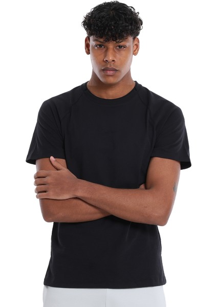 Kofu Erkek Siyah Günlük Stil T-Shirt 25YE020-SYH indirimleri