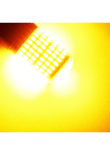 2x 7440 Canbus Süper Parlak Hata LED Ampul T20 W21W 144 Smd Amber Ters Kuyruk Dönüş Sinyali Işık Için (Yurt Dışından)