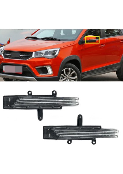 Araba Sağ Dikiz Yan Ayna Dönüş Sinyali Gösterge Işığı Chery Tiggo Için 2/3x 2017-2020 Kapı Ayna Flaşör Lambası (Yurt Dışından)