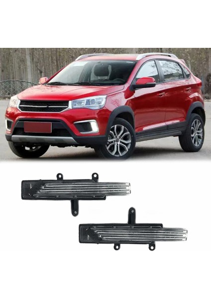 Araba Sağ Dikiz Yan Ayna Dönüş Sinyali Gösterge Işığı Chery Tiggo Için 2/3x 2017-2020 Kapı Ayna Flaşör Lambası (Yurt Dışından)