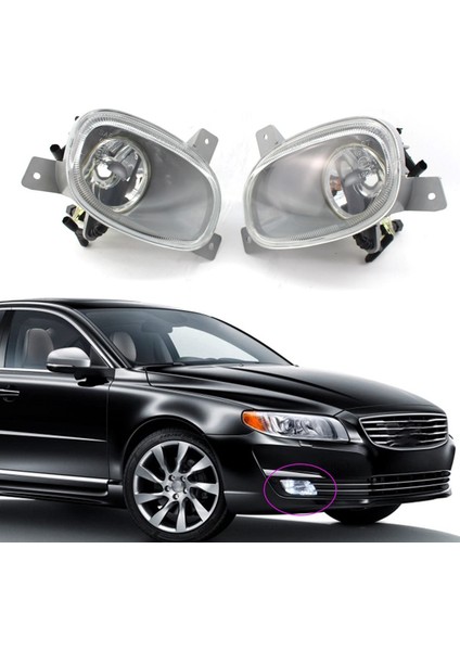 Sis Işık Lambası Volvo S80 1999-2006 Ön Tampon Sis Lambası Far 8620224 8620225 Araba Aksesuarları (Yurt Dışından) indirimleri