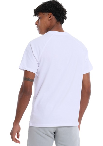 Kofu Erkek Beyaz Günlük Stil T-Shirt 25YE020-BYZ fiyatları