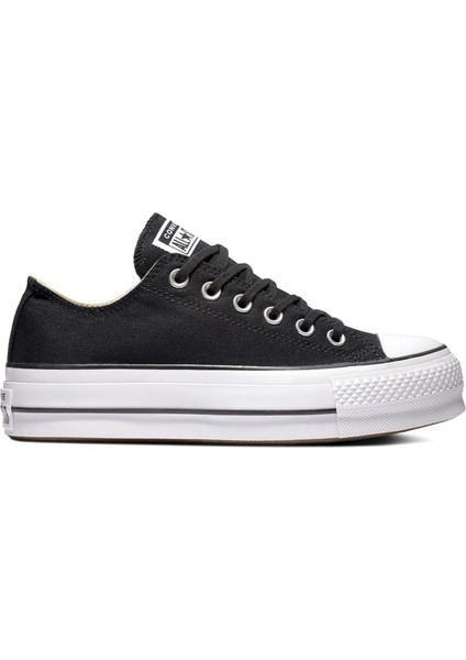 Chuck Taylor All Star Canvas Platform Kadın Siyah Günlük Stil Ayakkabı 560250C