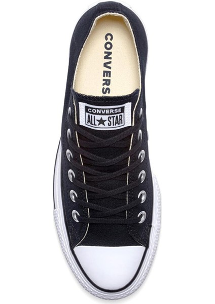 Chuck Taylor All Star Canvas Platform Kadın Siyah Günlük Stil Ayakkabı 560250C