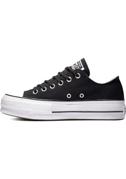 Chuck Taylor All Star Canvas Platform Kadın Siyah Günlük Stil Ayakkabı 560250C