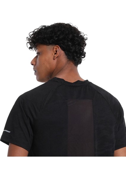Atami Erkek Siyah Koşu T-Shirt 25YE009-SYH