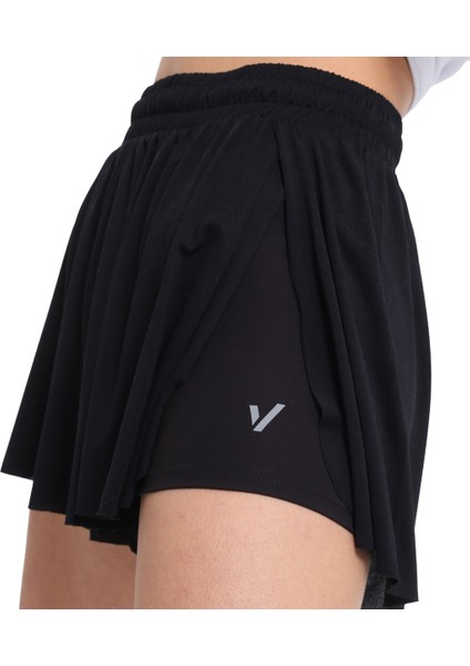Ispirare2 Kadın Siyah Koşu Şort Etek 25YK007-SYH fırsatları