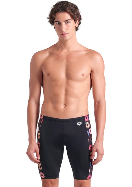Donuts Swim Jammer Erkek Siyah Yüzücü Mayosu 009475590