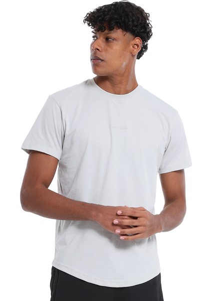 Ognian3 Erkek Gri Günlük Stil T-Shirt 25YE021-GRI fırsatları