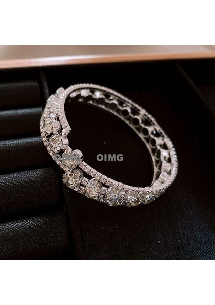 Yeni Ağır Sanayi Iyi Şanslar Bilezik Zarif Işık Lüks Mizaç Bilezik Kişiselleştirilmiş Nimet El Takı (Yurt Dışından)