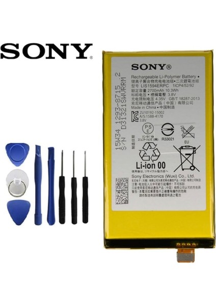 Sony Xperia Z5 Mini Compact Batarya Pil + Tamir Seti
