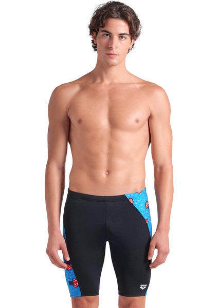 Mushrooms Swim Jammer Erkek Siyah Yüzücü Mayosu 009480850