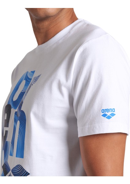 Water Prints Erkek Beyaz Günlük Stil T-Shirt 009406100 indirimleri