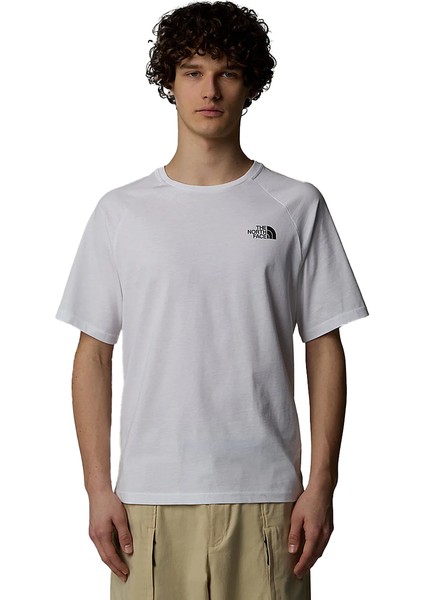 Nf Erkek Beyaz Outdoor T-Shirt NF0A87NUFN41