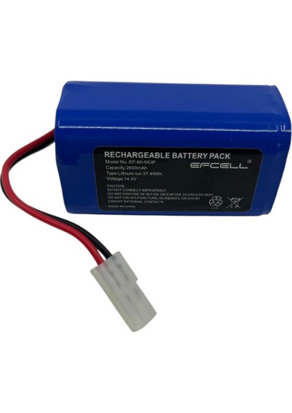 Mi Mop Essential Uyumlu Batarya 2600mah 14.4v Lithium-Ion – Akıllı Robot Süpürge Pili fiyatları