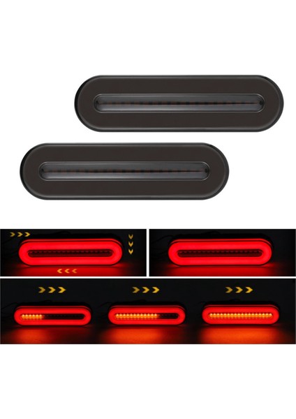 12-24V Su Geçirmez Kamyon LED Arka Lambası Arka Lamba Stop Ters Göstergesi Sis Farları Römork Kamyon Araba Arka Lambası (Yurt Dışından)