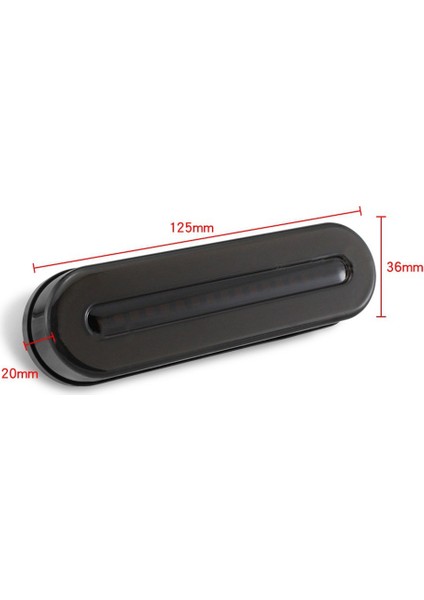 12-24V Su Geçirmez Kamyon LED Arka Lambası Arka Lamba Stop Ters Göstergesi Sis Farları Römork Kamyon Araba Arka Lambası (Yurt Dışından)