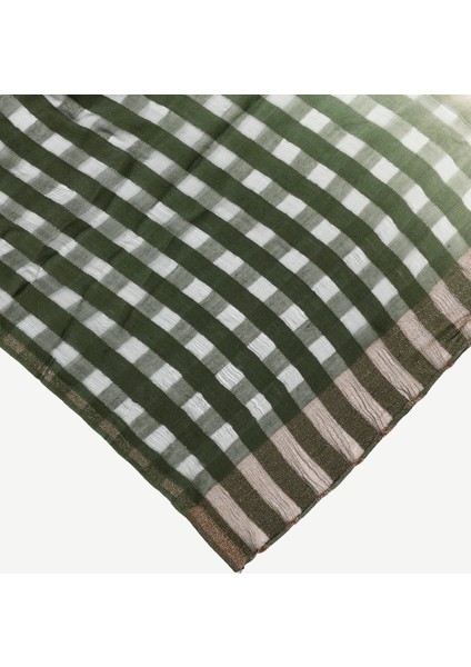 Şerit ve Lurex Detaylı Şal