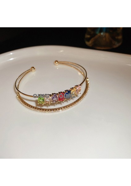 Yeni Ağır Sanayi Iyi Şanslar Bilezik Zarif Işık Lüks Mizaç Bilezik Kişiselleştirilmiş Nimet El Takı (Yurt Dışından)