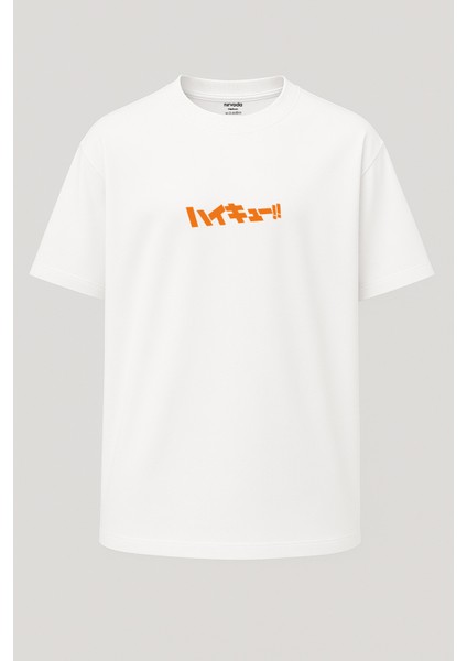 Oversize Haikyuu Baskılı Unisex Tişört fiyatları
