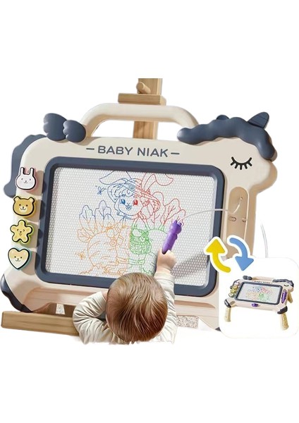 Çizim Tahtası Manyetik Çizim Tahtası Masa Renkli Yazı Tahtası Manyetik Doodle Tahtası Silinebilir Ev Kullanımı (Yurt Dışından)