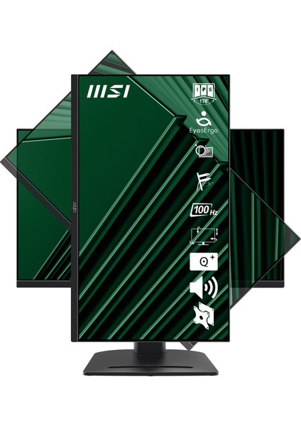 Msı 27 Pro MP275PG 1920X1080 (Fhd) 16:9 Flat IPS 100HZ 1ms Adaptıve-Sync Pıvot Monıtor