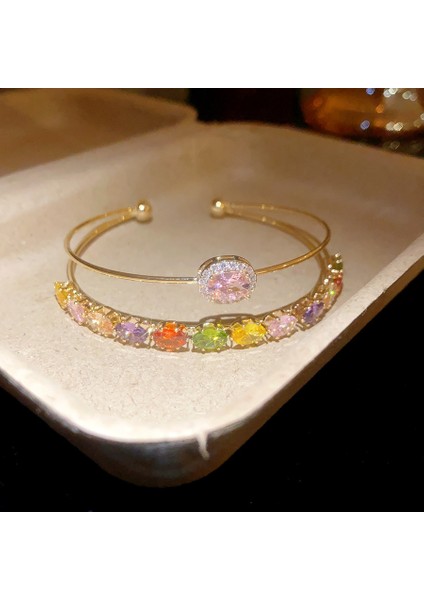 Yeni Geometrik Iyi Şans Bileziği Narin Vintage Bilezik Kutsama El Takıları (Yurt Dışından)