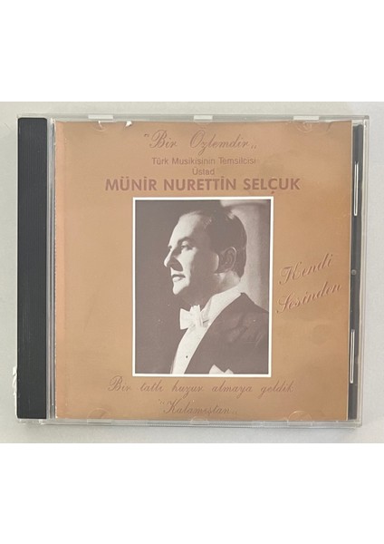 Münir Nurettin Selçuk Bir Tatlı Huzur Almaya Geldik Kalamıştan CD (Orjnal Dönem Baskı Cd)